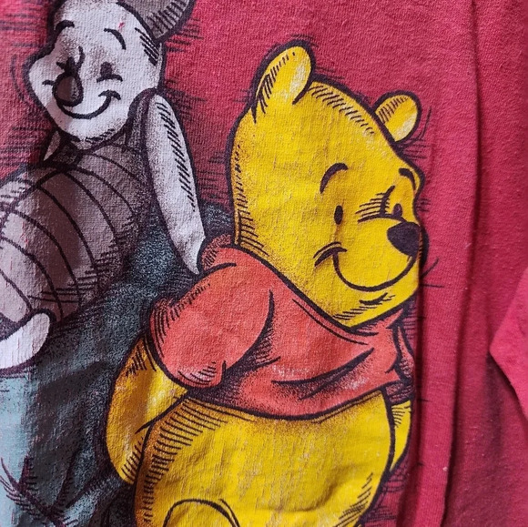 Vintage Disneyland Winnie The Pooh Graphic Short Sleeve Tshirt - Picture 2 of 5